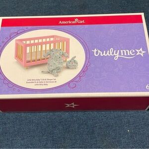 American Girl "Truly Me”...NIB Little Bitty Baby Crib & Sleeper Set